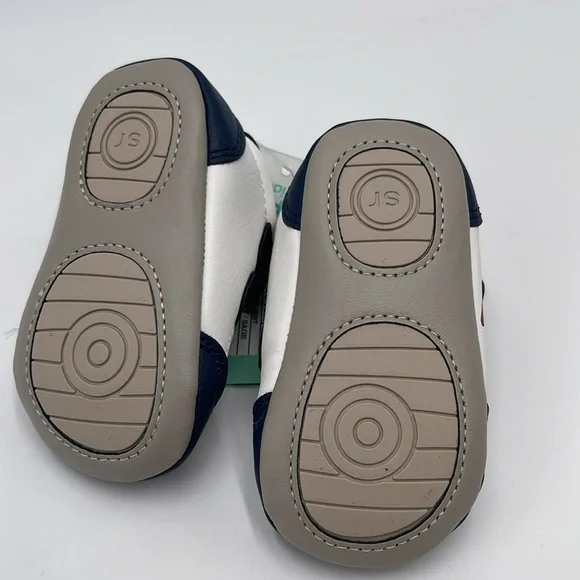 NWT Surprize by Stride Rite Infant Baby Boys Sneakers - Size 6-12M - White/Blue - Picture 5 of 11